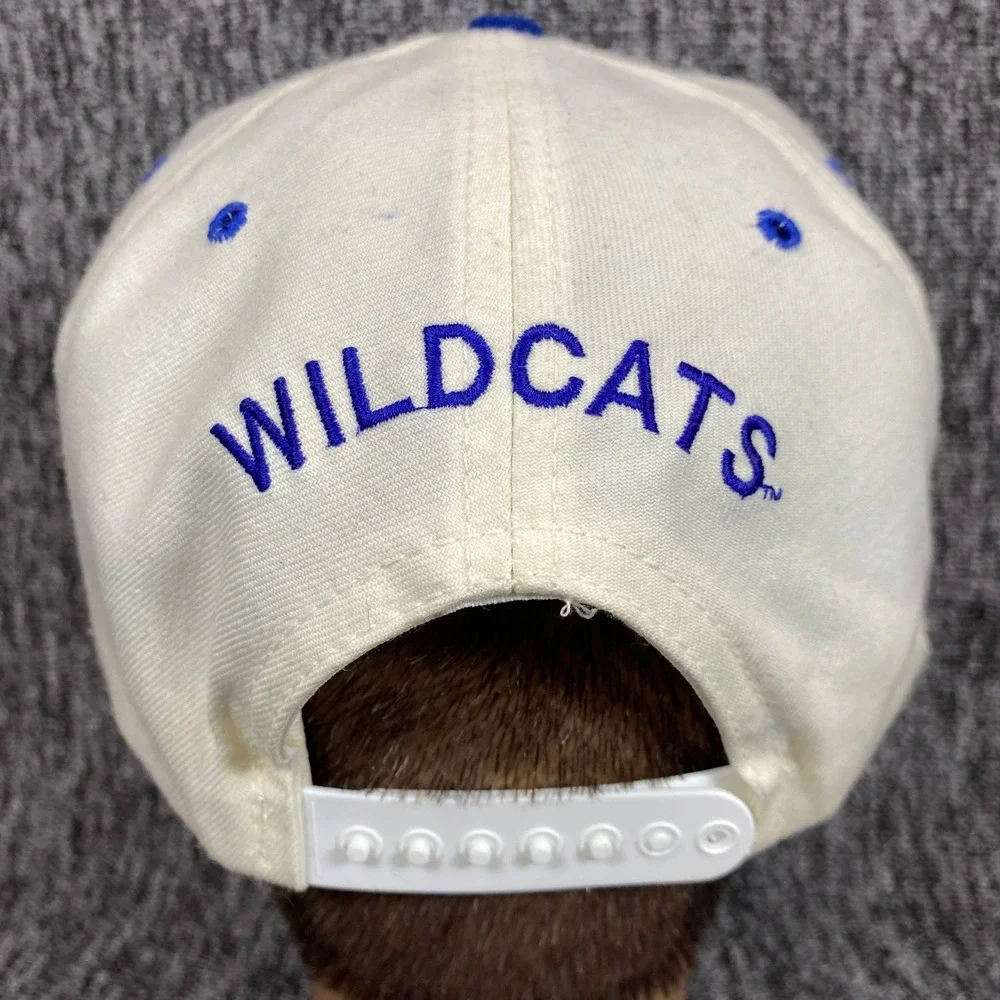 Vintage Kentucky Wildcats Snapback Hat New Era Dupont Visor Pro Model USA Made